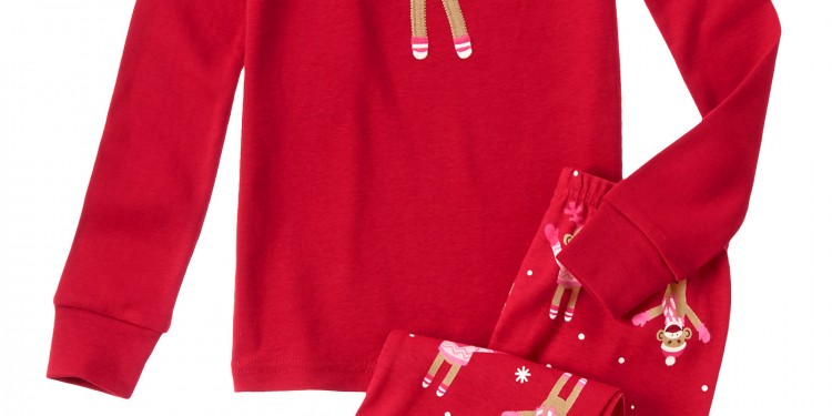 Gymboree Girl Sock Monkey Two-Piece Gymmies