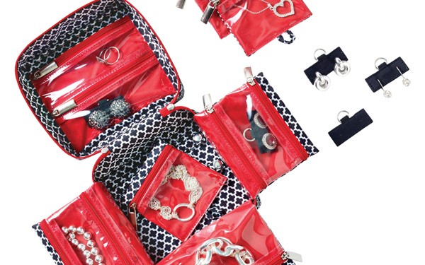 Container Store in.bag® Large Jewelry Organizer & in.bag® Earring Stays