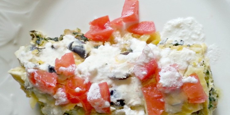 Low Fat Chicken & Spinach Enchilada 1