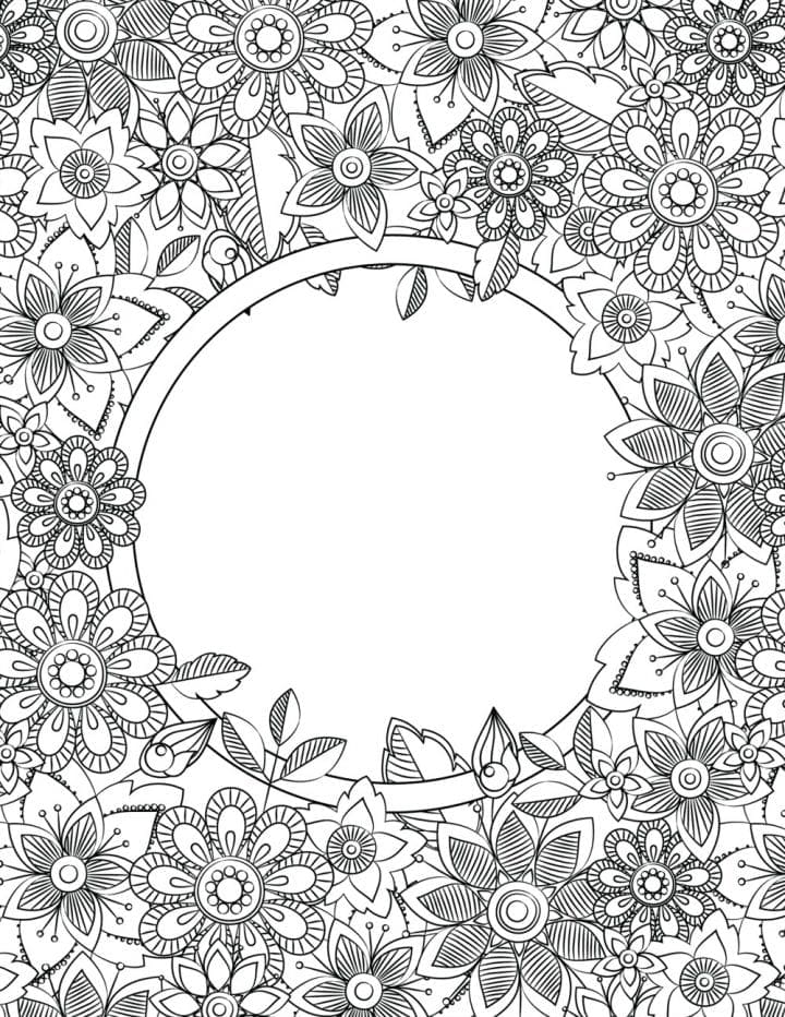 Back To School Binder Cover Adult Coloring Pages