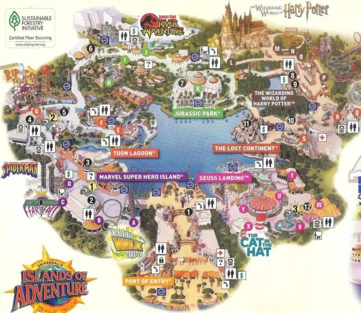Universal's Islands of Adventure Theme Park