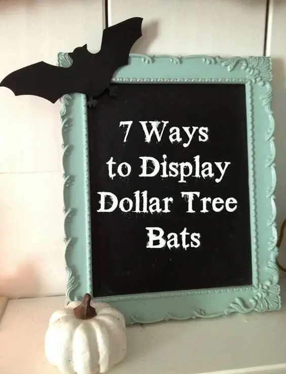7 Ways to Display Dollar Tree Bats