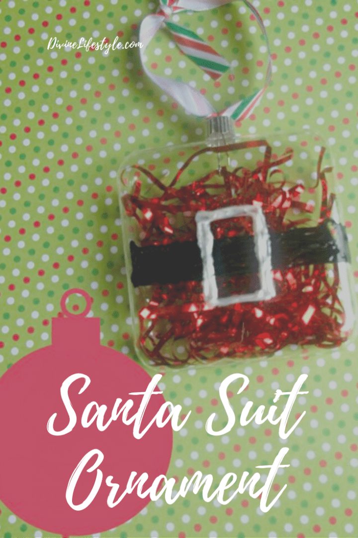 DIY Santa Suit Ornament