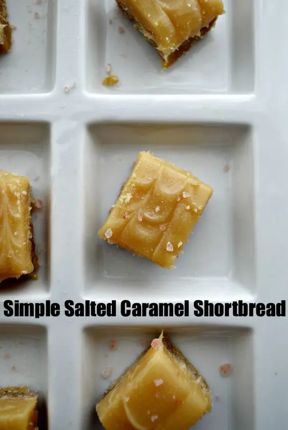 Simple Salted Caramel Shortbread Recipe