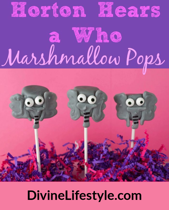 Horton Hears a Who Marshmallow Pops