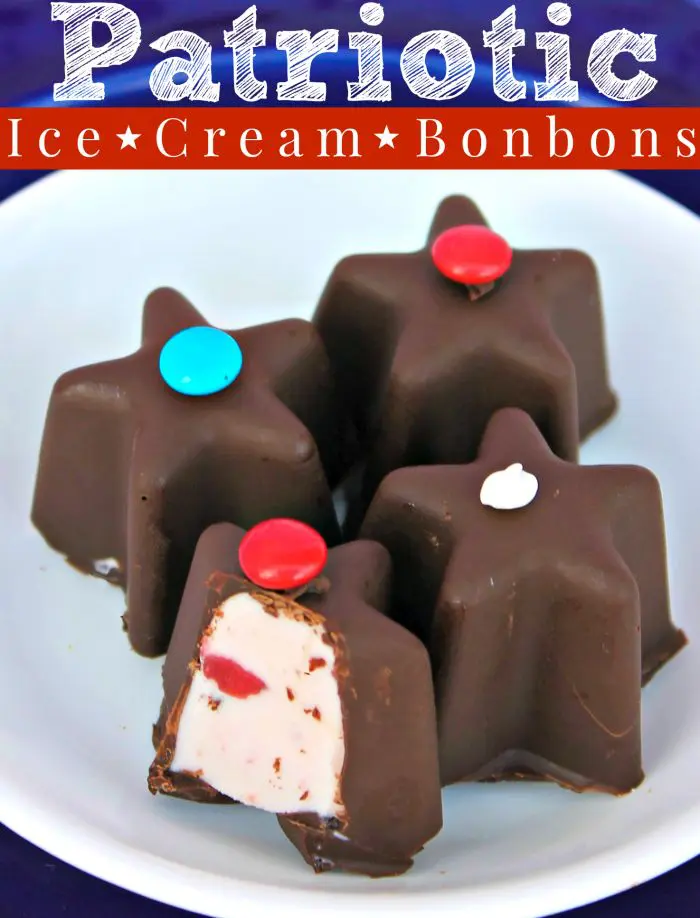Patriotic Ice Cream Bon Bons Recipe