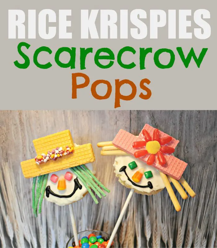 RICE KRISPIES Treats Scarecrow Pops