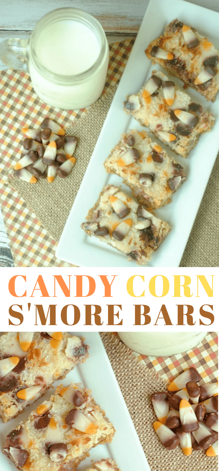 Magic Candy Corn S'more Bars
