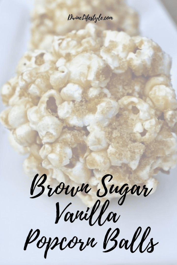 Brown Sugar Vanilla Popcorn Balls