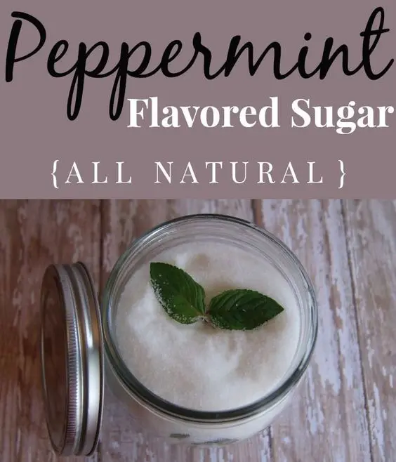 Peppermint Flavored Sugar Recipe