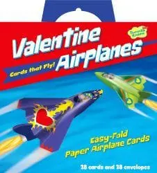 Flying Paper Airplanes Super Valentine Card Pack Price 12.99