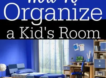 How to Organize a Kids Bedroom