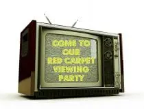 Television Viewing Party Invitation