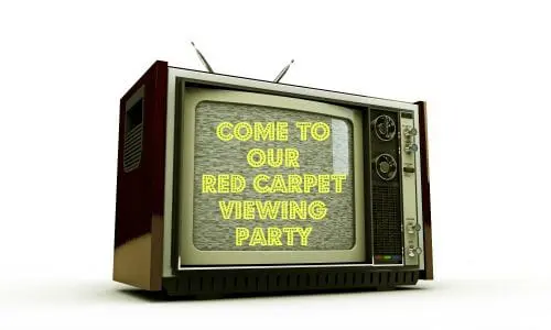 Television Viewing Party Invitation