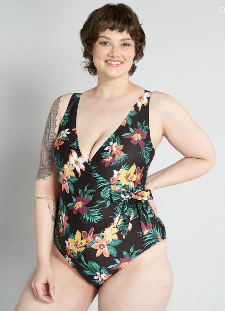 Modcloth Flattering Modest Swimsuits Bonita One-Piece Swimsuit