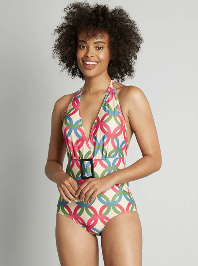 Modcloth Flattering Modest Swimsuits  Mary One-Piece Swimsuit