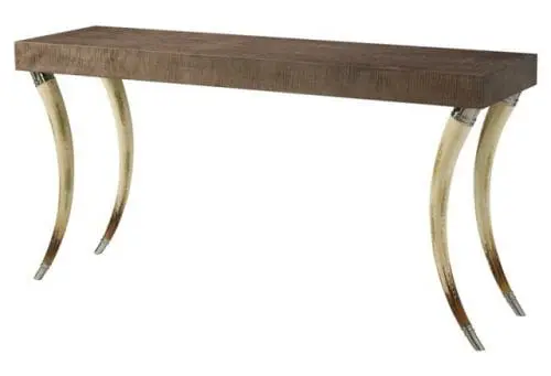 Thurso Console African Safari Neutral Decorative Pieces from One Kings Lane