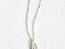 Boho Chic Necklaces from ModCloth Nice Feather Were Having Necklace in Silver