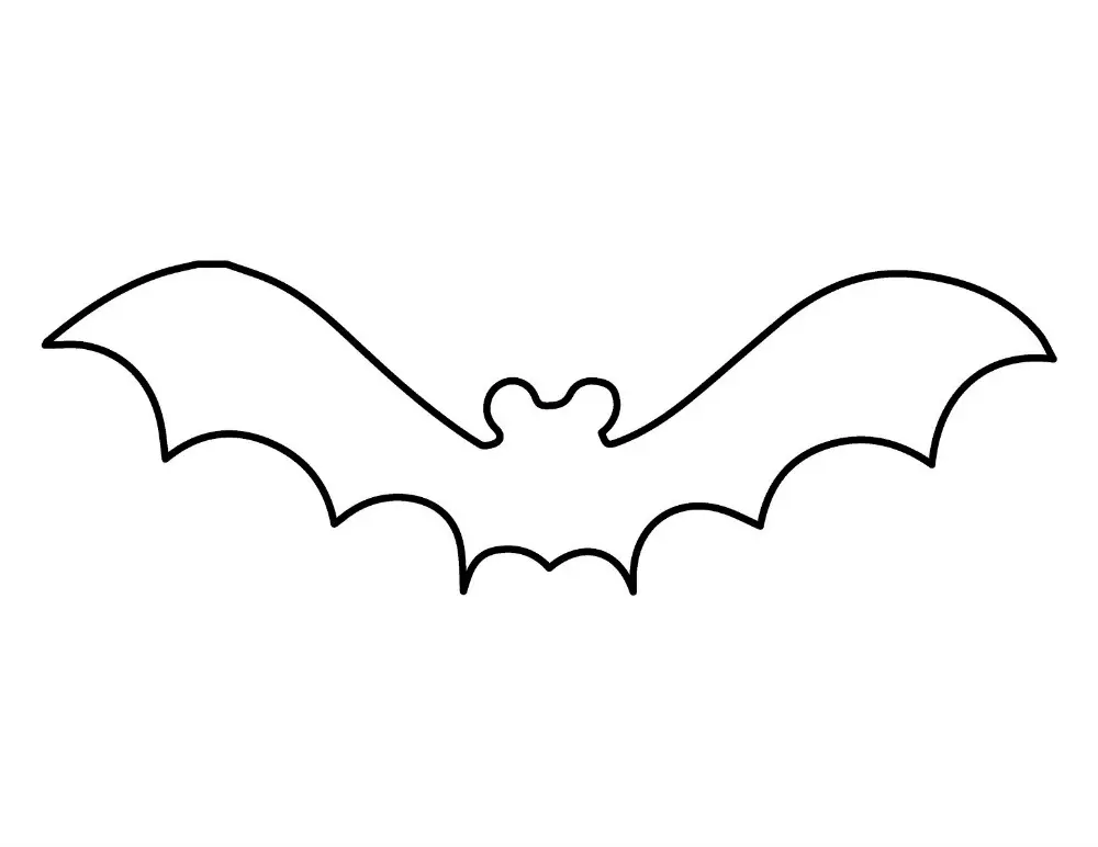 DIY Halloween Bat String Art Craft Tutorial Printable Bat