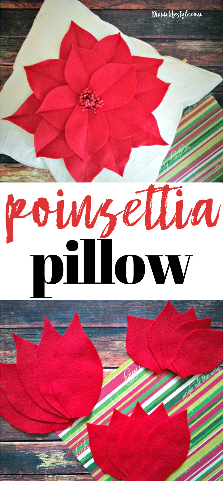 Poinsettia Pillow Tutorial