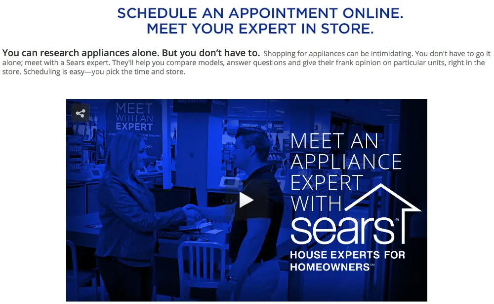 Sears Meet with an Expert for your Dream Home