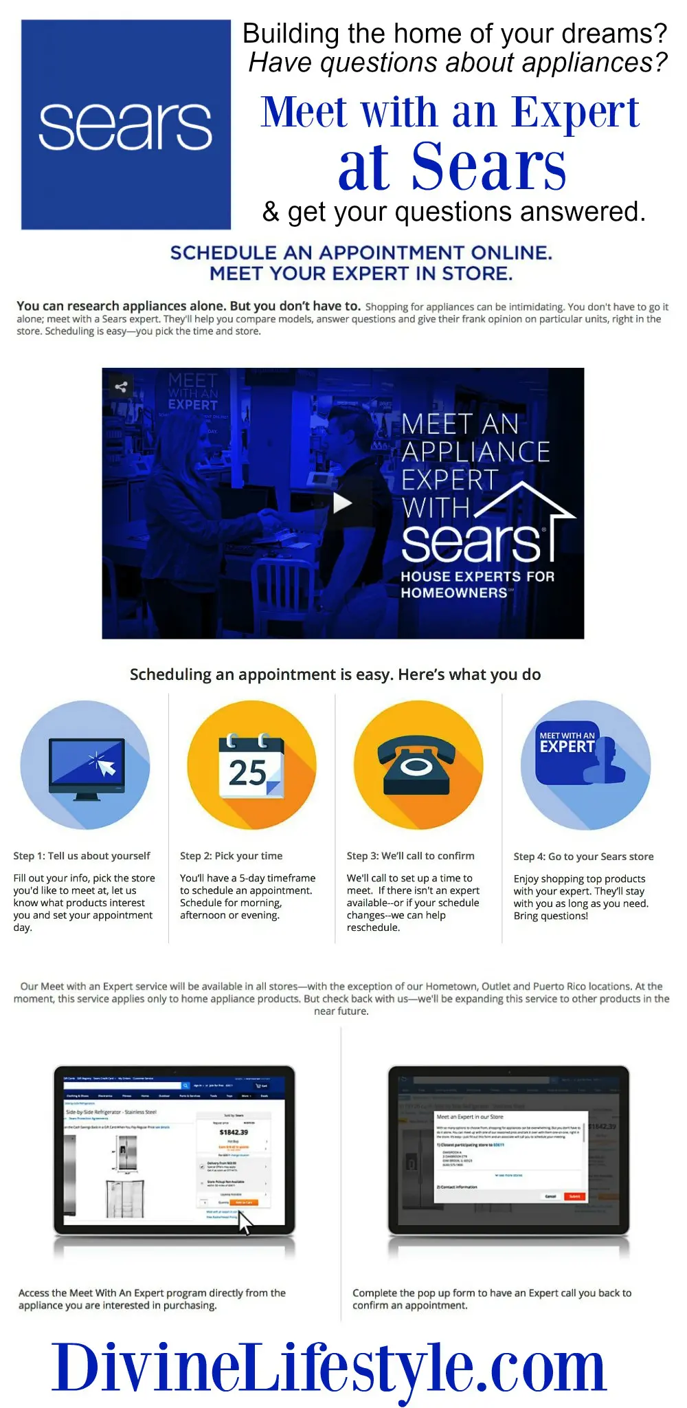 Sears Meet with an Expert for your Dream Home
