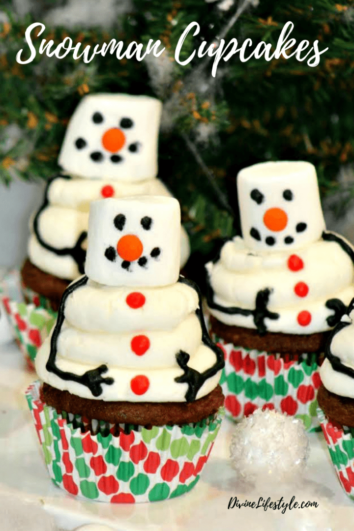 Snowman Cupcakes Recipe