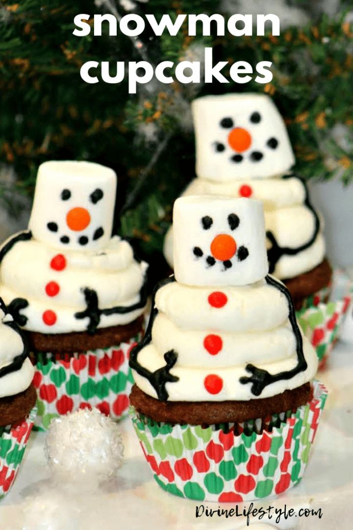 Snowman Cupcakes Recipe