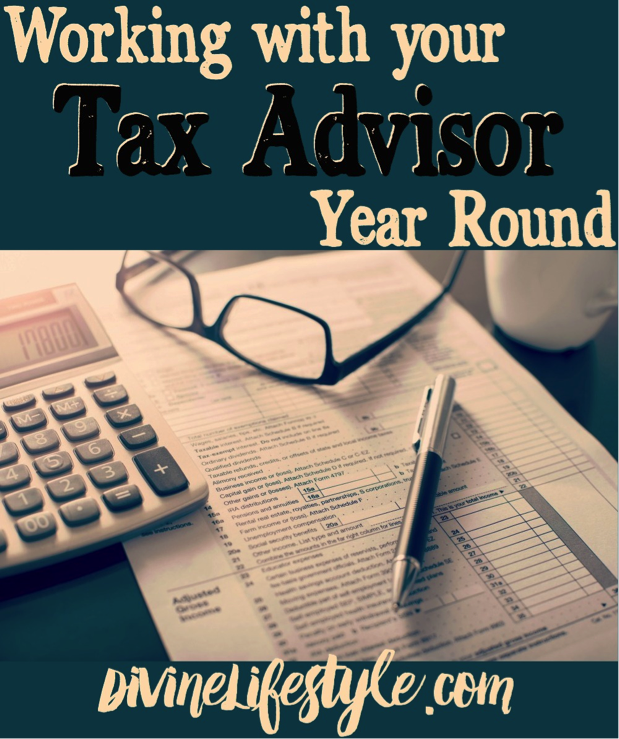 Working with your Tax Advisor Year Round