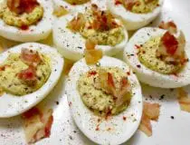 Spicy Deviled Eggs with Crisp Pancetta 2