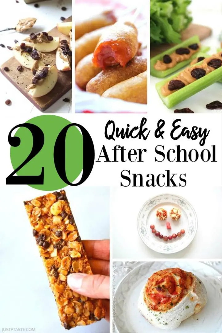 20 Quick Easy After School Snacks