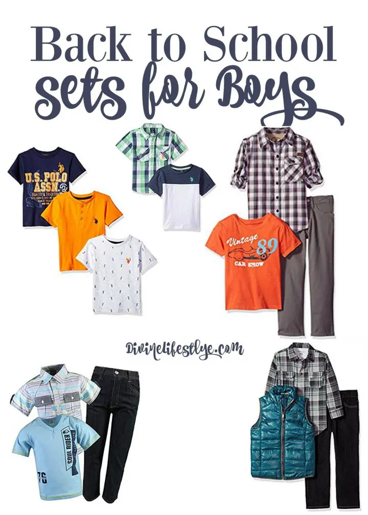 Back to School Sets for Boys