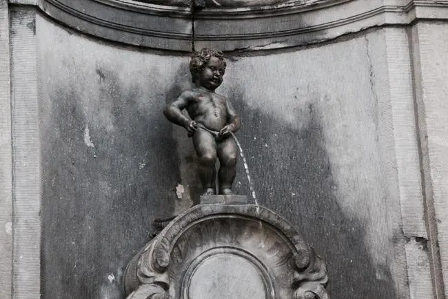 Visiting Belgium Brussels Visit Flanders Manneken Pis little pee man in Flemish