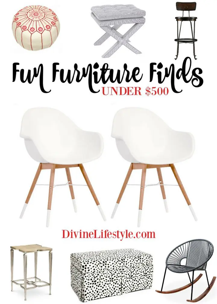 Fun Furniture Finds Under $500