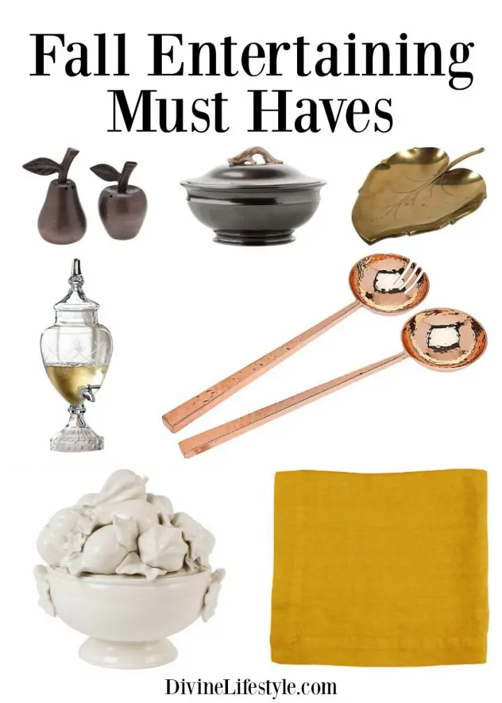 Fall Entertaining Must Haves