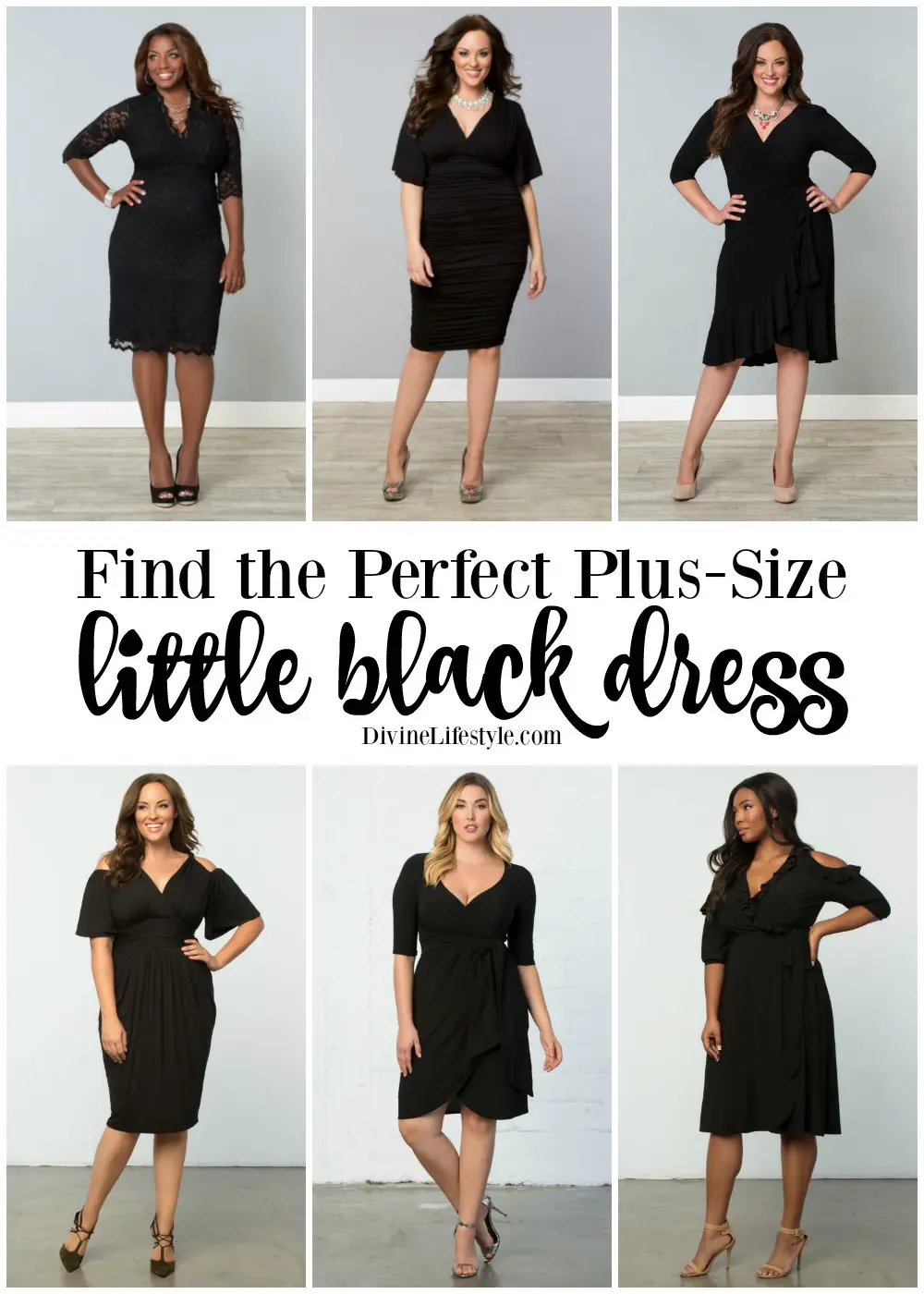 Find the Perfect Plus Size Little Black Dress