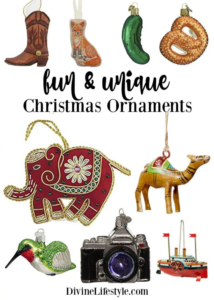 Fun and Unique Christmas Ornaments