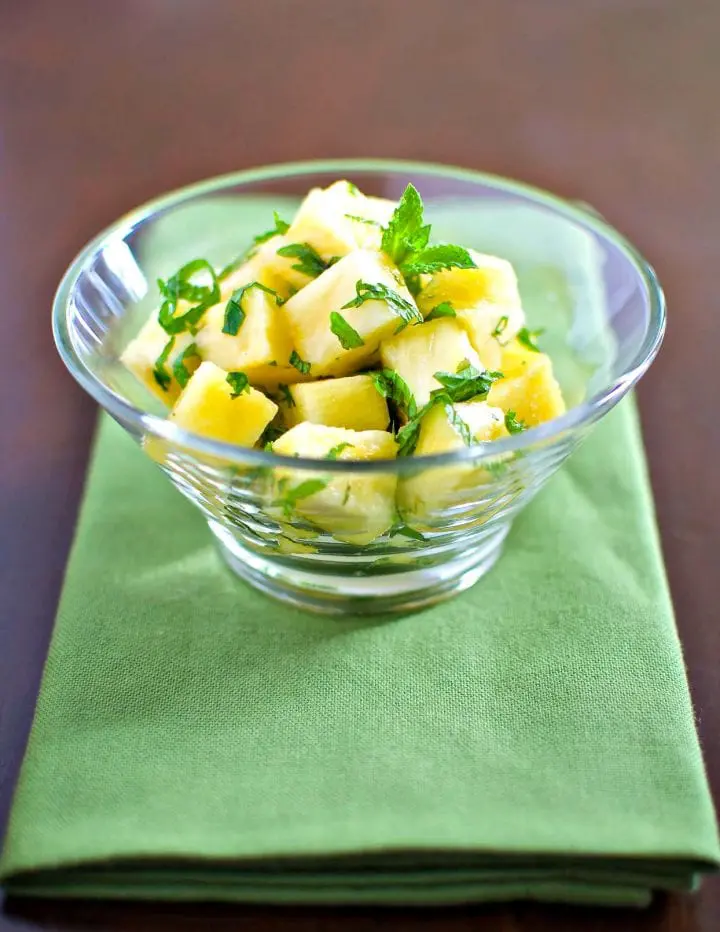 Marinated Mojito Pineapple Salad Recipe