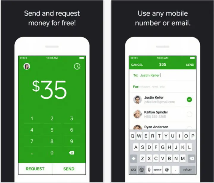 Share the bill with friends with Square Cash