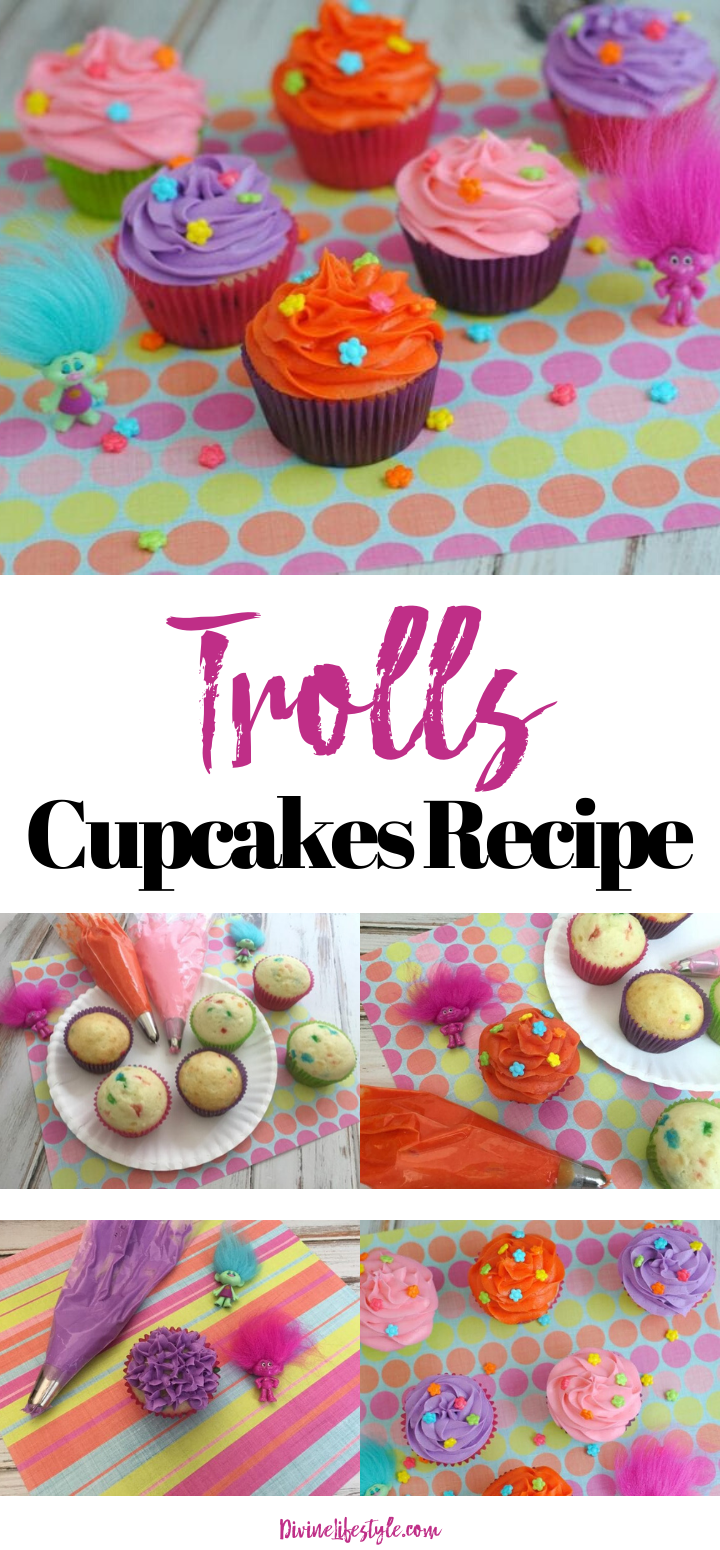 Trolls Cupcakes Recipe