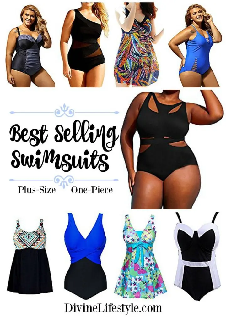 Best Selling Plus-Size Swimwear: One-Piece Bathing Suits