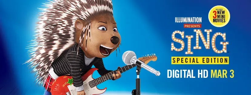 SING is available on Digital HD today Friday Family Movie Night #SingMovie #SingSquad