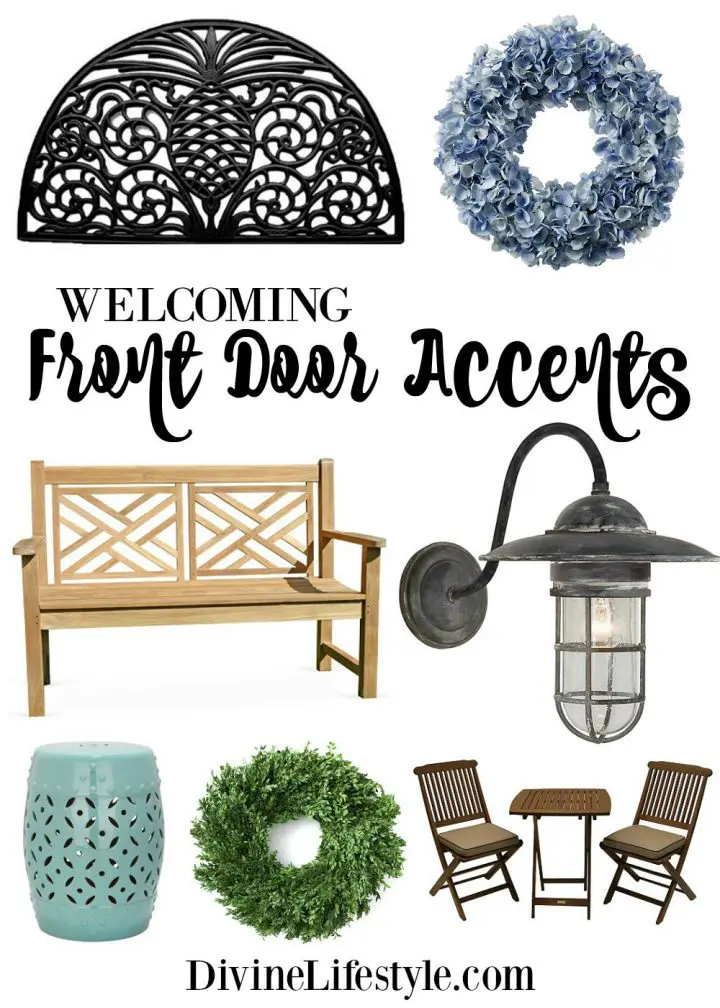Welcoming Front Door Accents