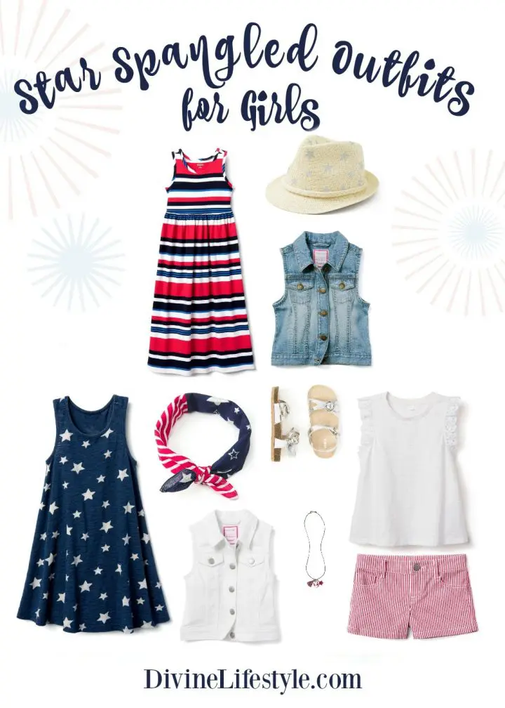 Star Spangled Outfits for Girls
