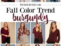 Fall Color Trend: Burgundy