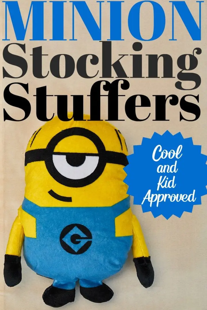 These Minion stocking stuffers are perfect for any child in your life. 
