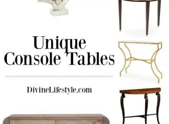 Console Tables: Make a Great First Impression with One of these in Your Entryway
