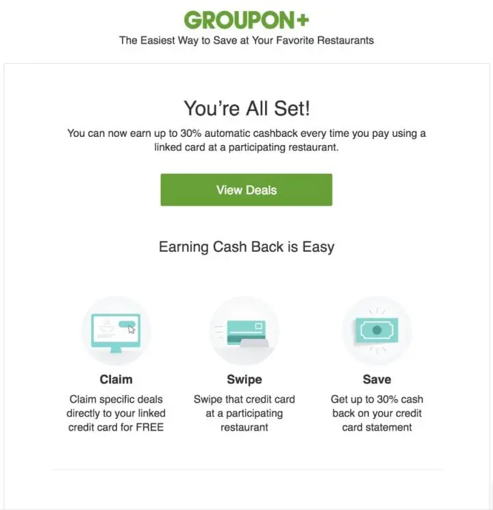 Earn Cash Back from Restaurants with Free Groupon+ Deals #GrouponPlus