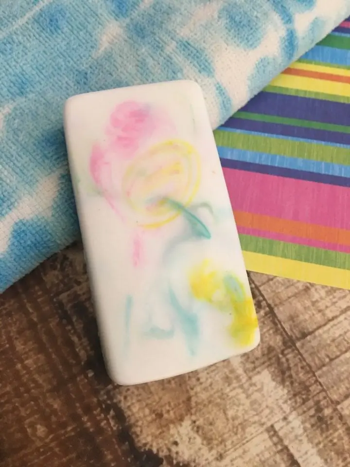 Easy Tie-Dye DIY Soap Bars