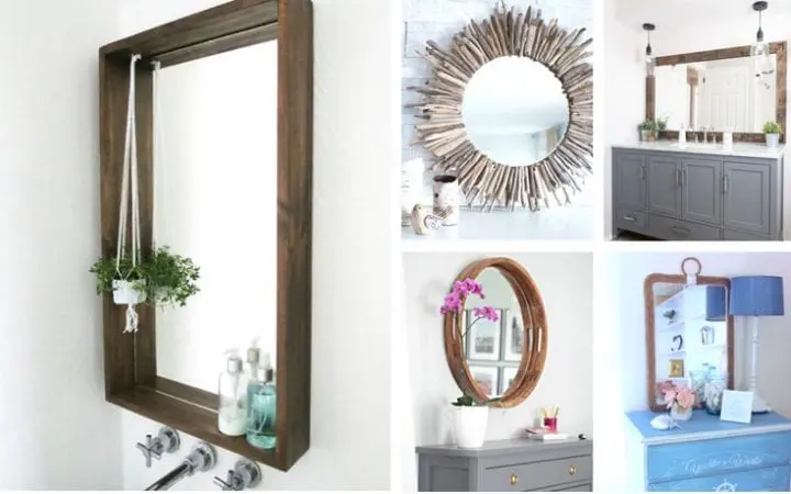 20 DIY Farmhouse Mirrors